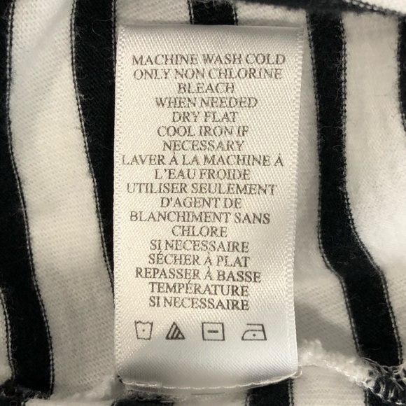 ALC Black and white stripedpuff sleeve mini dress - Picture 5 of 11